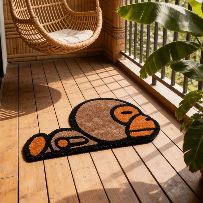 Cute Monkey Rug